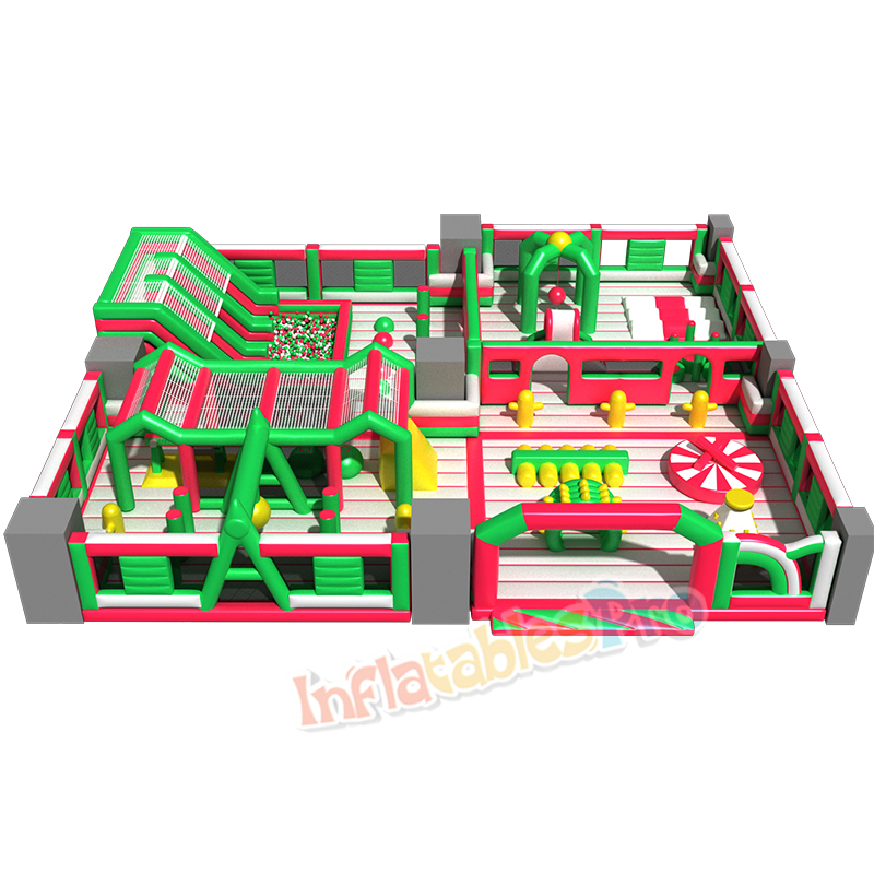 Mega Parque Baby Play Indoor Vermelho e Verde