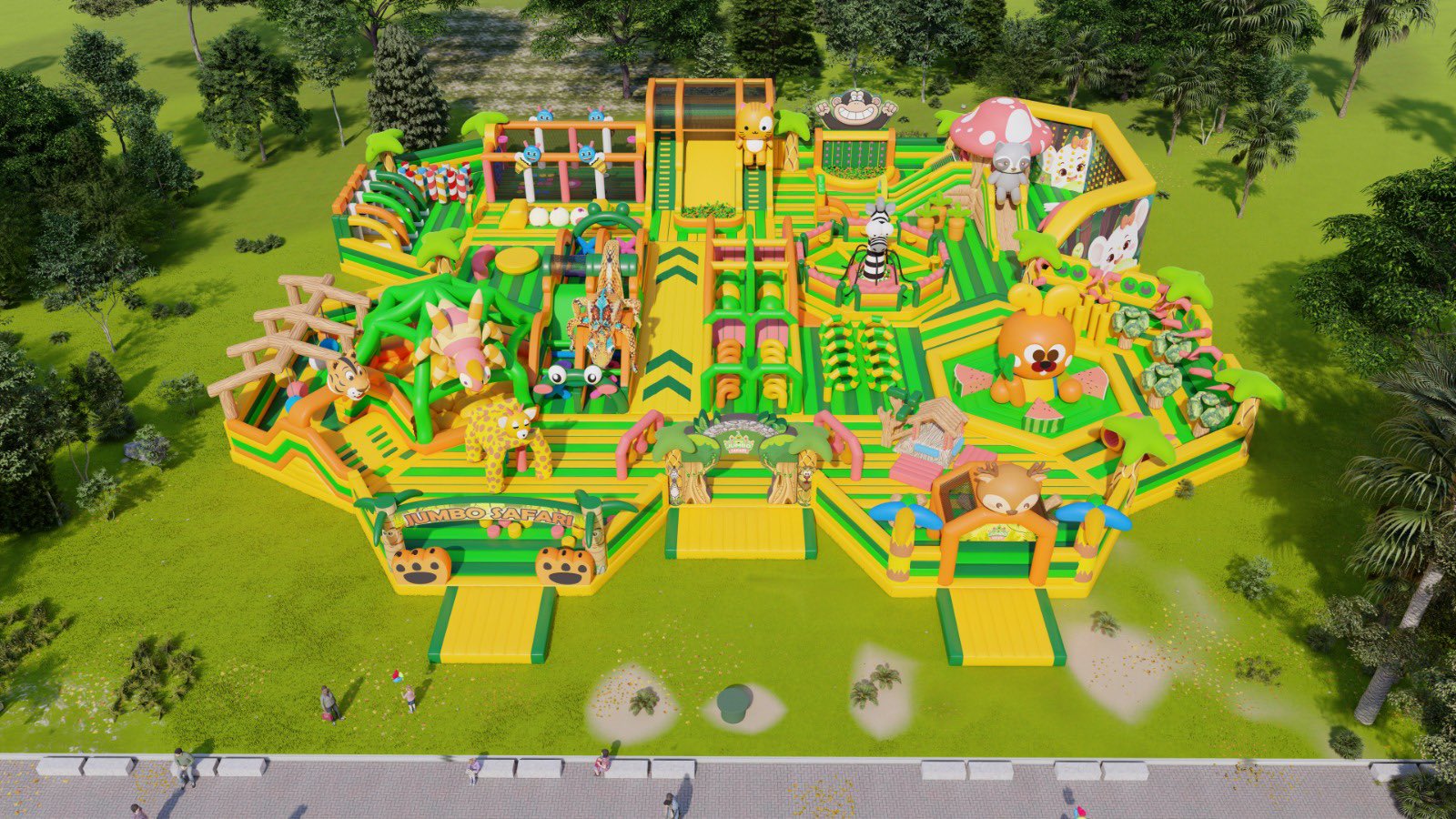 Mega Parque Aventura Safári Selva Jumbo