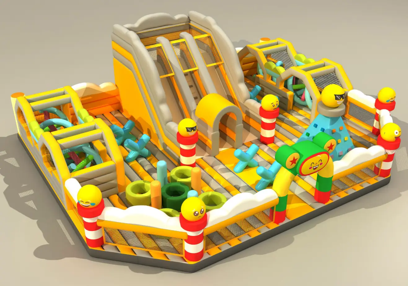 Emoji World Inflatable Fun Park
